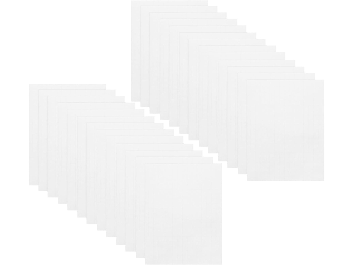 50 folhas autoadesivas laminadas em PVC para proteger fotos, realçar a saturação do núcleo, folhas transparentes para