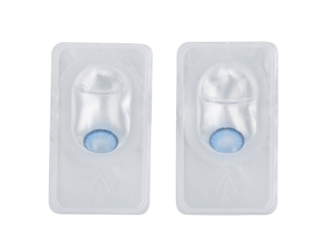 Par De Lentes De Contato Coloridas Para Cosplay Azuis Sunflare