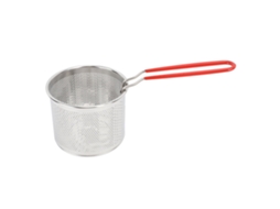 304 Aço Inoxidável Cesta De Batatas Fritas Multifuncional Resistente A Altas Temperaturas Redonda Cesta De Fritura Profunda Rede Utensílio De Cozinha