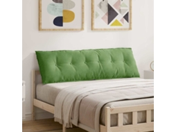 Vidaxl Travesseiro Para Costas Verde Claro 160 X 50 Cm