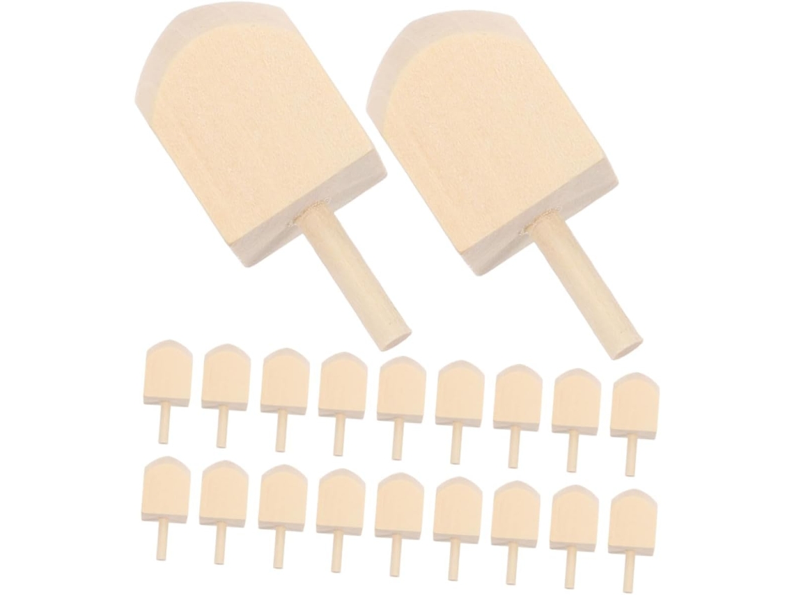 Conjunto De 20 Piões De Madeira Para O Hanukkah, Brinquedos De Pião Para Montar (sem Pintura).