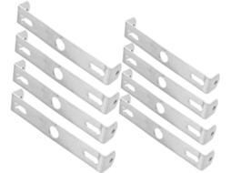Conjunto de 8 Peças com Suporte para Luminária de Teto e Placa de Montagem para Suspensão na Parede. SFUSHOS