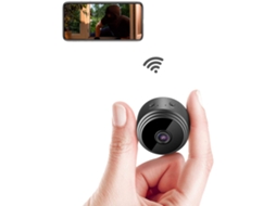 Câmera Wifi Ip Ultracompacta Detecção de Movimento com Visão Noturna Vídeo Hd 1080P UISAVE