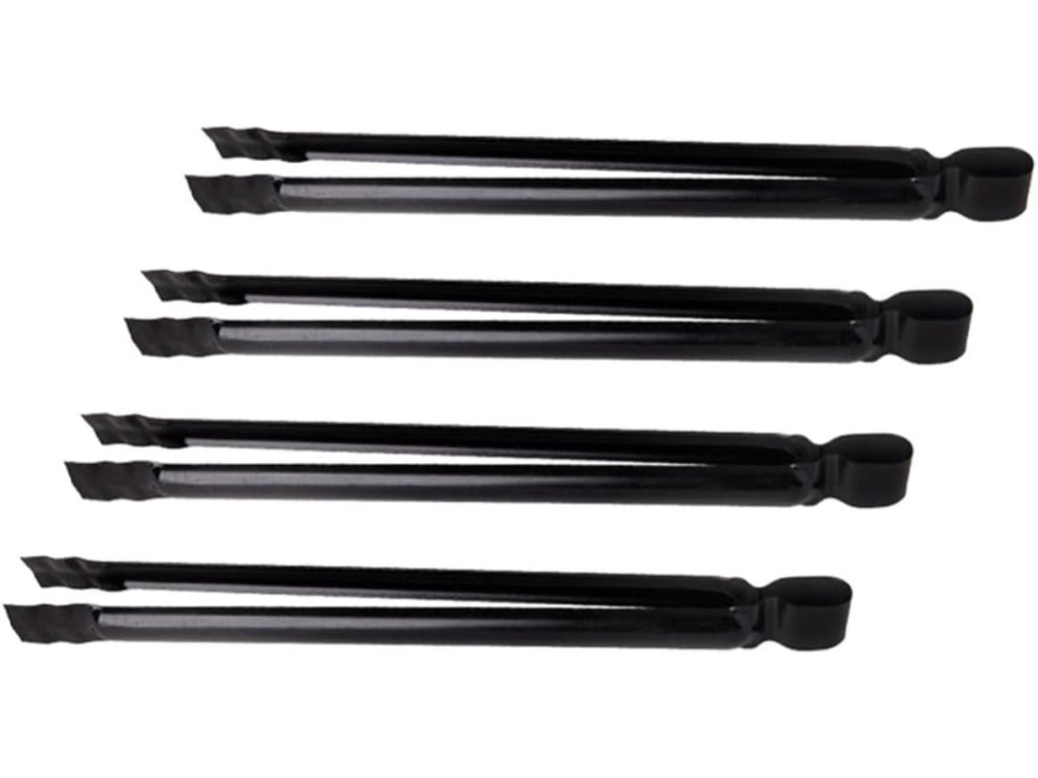 Pinças Para Churrasco Adorainbow De Ferro, 4 Peças, Com Cabos Ergonômicos, Ferramenta Confiável Para Carvão, Durável E