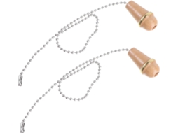 Conjunto De 2 Correntes Resistentes Para Ventilador Teto Com