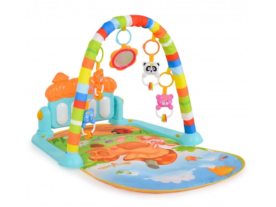 Manta de Atividades com Piano e Brinquedos Pendurados Mushy MONI