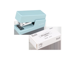 Mini Grampeador, Capacidade para 12 Folhas, Grampeador de Mesa com 640 Grampos Padrão BRILVIBERA