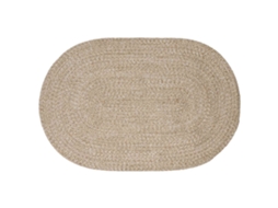 Conjunto 1 Tapetes De Área Vidaxl Branco Juta (100 X 152 Cm)
