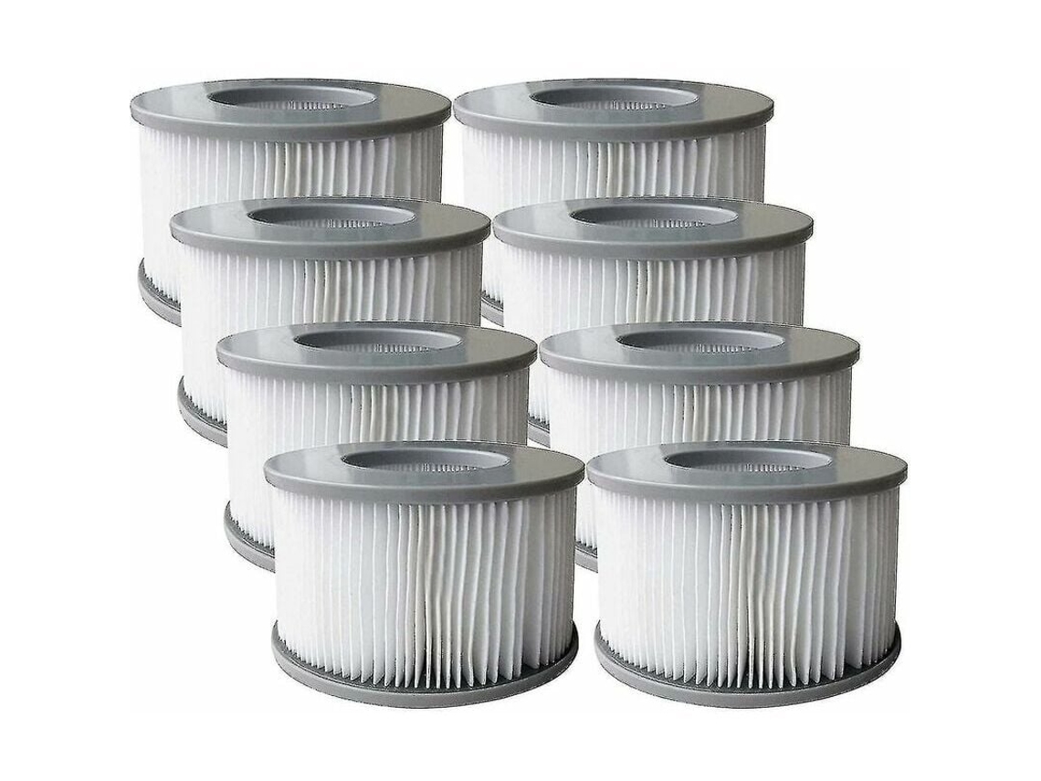 Conjunto De 8 Cartuchos De Filtro De Substituição Para Piscina Insuflável Mspa, Jacuzzi Ruikalucky