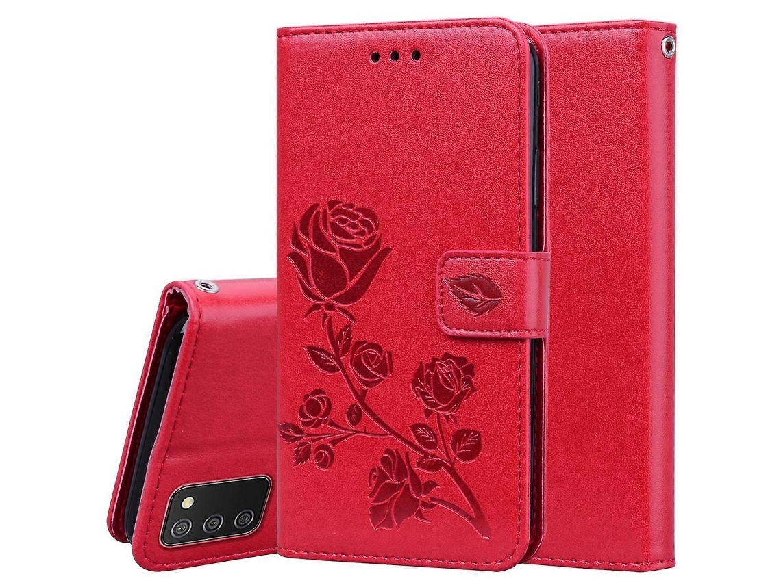 Capa Couro Para Samsung Galaxy A03, Rosa, Elysve
