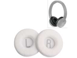Almofada para Auscultadores JBL T520BT de Orelhas de Espuma Macia Pele Enrugada Branco XIAOMOYU