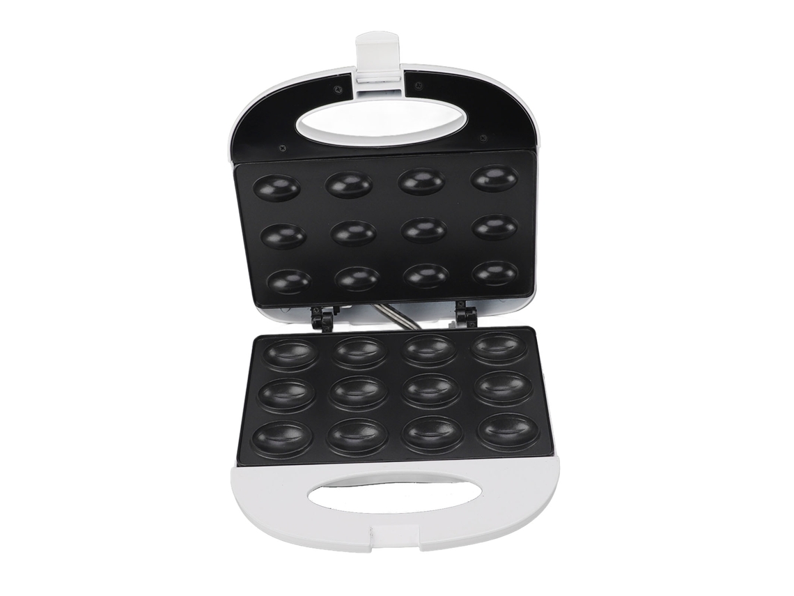 Máquina de Waffle de Nozes 12pcs Antiaderente com Temperatura Ajustável para Café da Manhã | S/MARCA