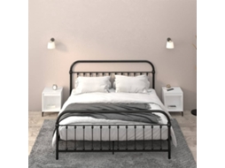Vidaxl Mesas De Cabeceira 2 Pcs 40x35x50 Cm Branco