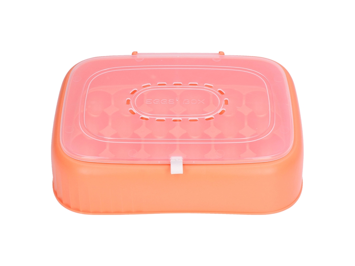 Organizador de Ovos LAXISCREED para Geladeira Laranja