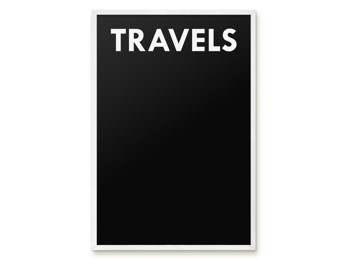 Magnetic Board Travels For The Living Room Espelharte (40x60 Cm)