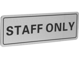 Placa De Alumínio Supvox Para Portas Escritório, Ideal Para Funcionários Fácil Instalação E Design Minimalista