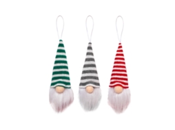 Laxiscreed Conjunto De 3 Ornamentos De Natal Em Tricô Com Bonecos Faceless Para Decoração De Árvore Natalícia