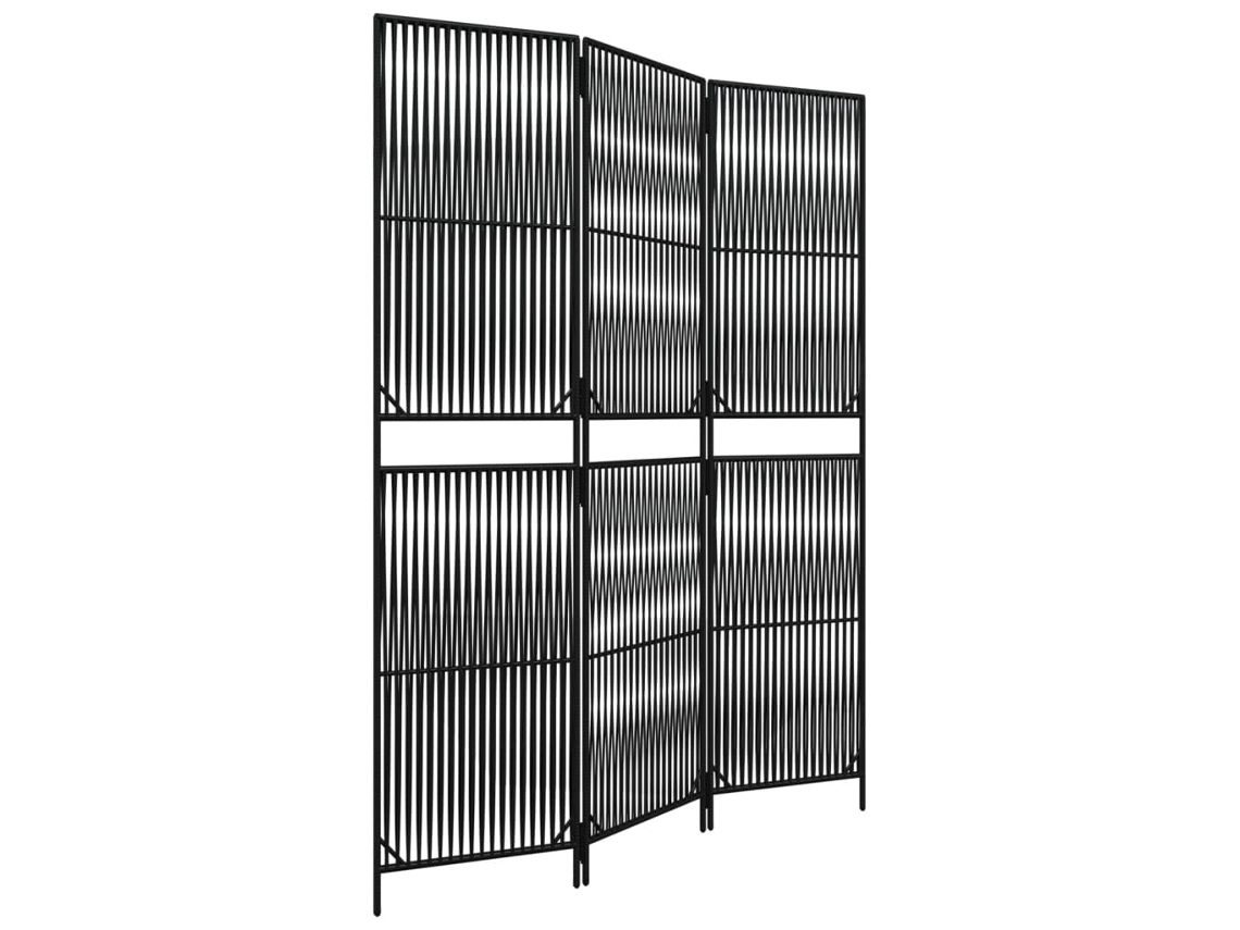 Room Divider, Room Dividers Vidaxl Preto Rattan / Vime (147 X 200 Cm)