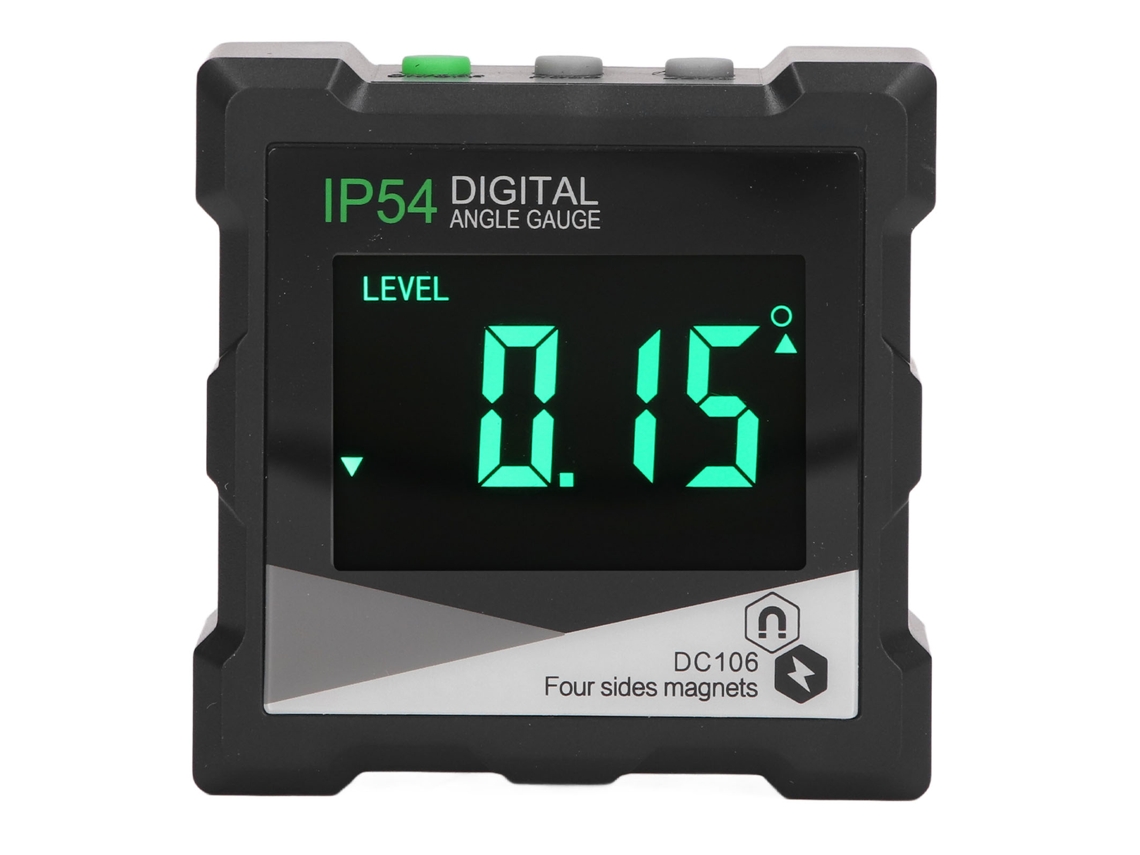 Laxiscreed Medidor De Ângulo Eletrônico Com Display Lcd E Capacidade De Medição De 4x90 Graus