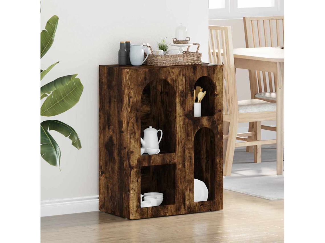 Vidaxl Buffet Elst Carvalho Defumado 59 X 35 X 80.5 Cm