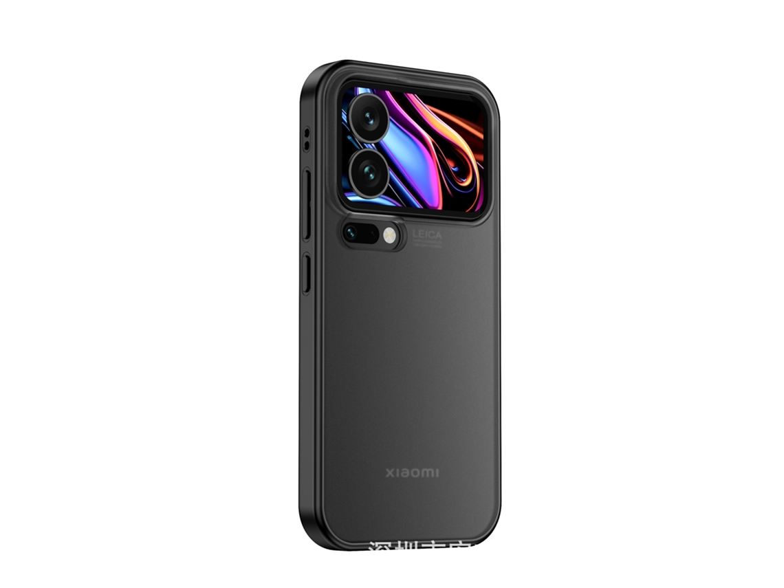 Capa Fosca Para Celular Com Textura Semelhante À Pele, Para Proteção Contra Quedxiaomi 14t Preto Com Design De Capa Única