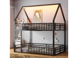 Cama De Berço 140x200 Com Fence E Luz Led Preto
