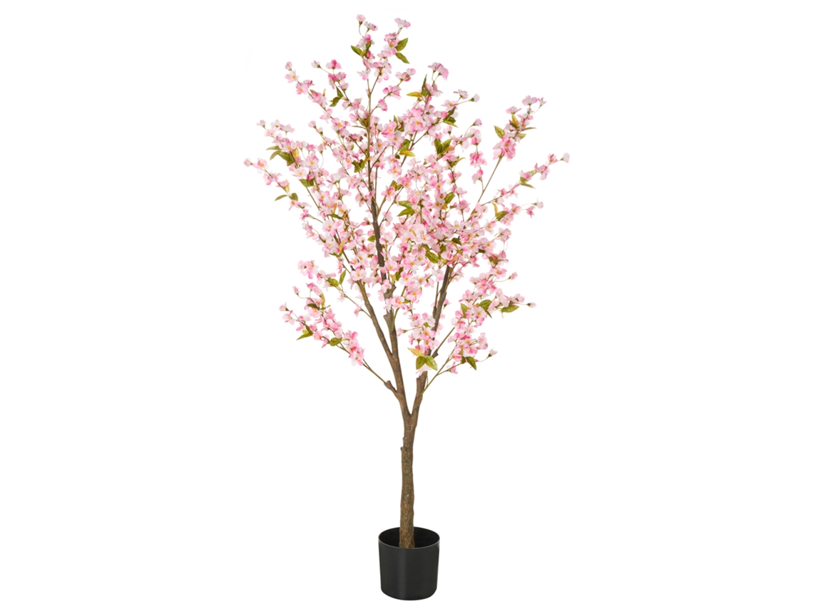 Planta Artificial Beliani Cherry Tree De Material Sintético Verde 66x66x180