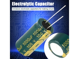Laxiscreed Capacitores Eletrolíticos Radiais 100v 1000μf Para Circuitos Eletrônicos De Alta Capacitância