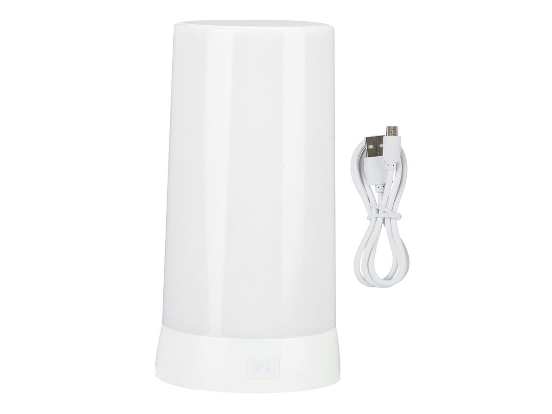 Luminária de Mesa Led com Efeito Chama Simulada e Design Vela Klb BRILVIBERA