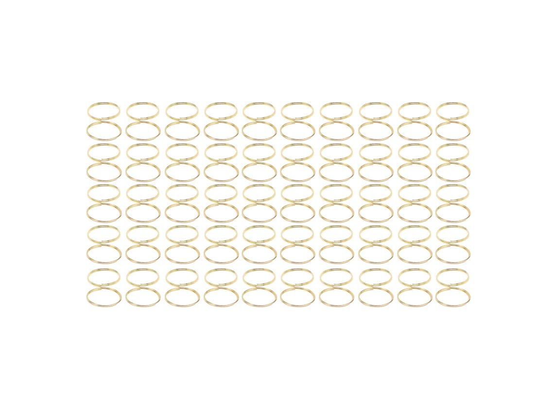 Portavasos De Nombre De Acero Dorado 50pcs, Portafotos Redondo Para Bodas Oficinas