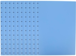 Capa Para Caderno Bagunçada, Azul, Com Furos, Espessa, Funcional, Para Scrapbook, Diário, Textura, P Gokoco