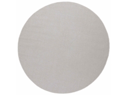 Vidaxl Tapetes De Área Redondo Lugo Creme Ø 160 Cm Poliéster