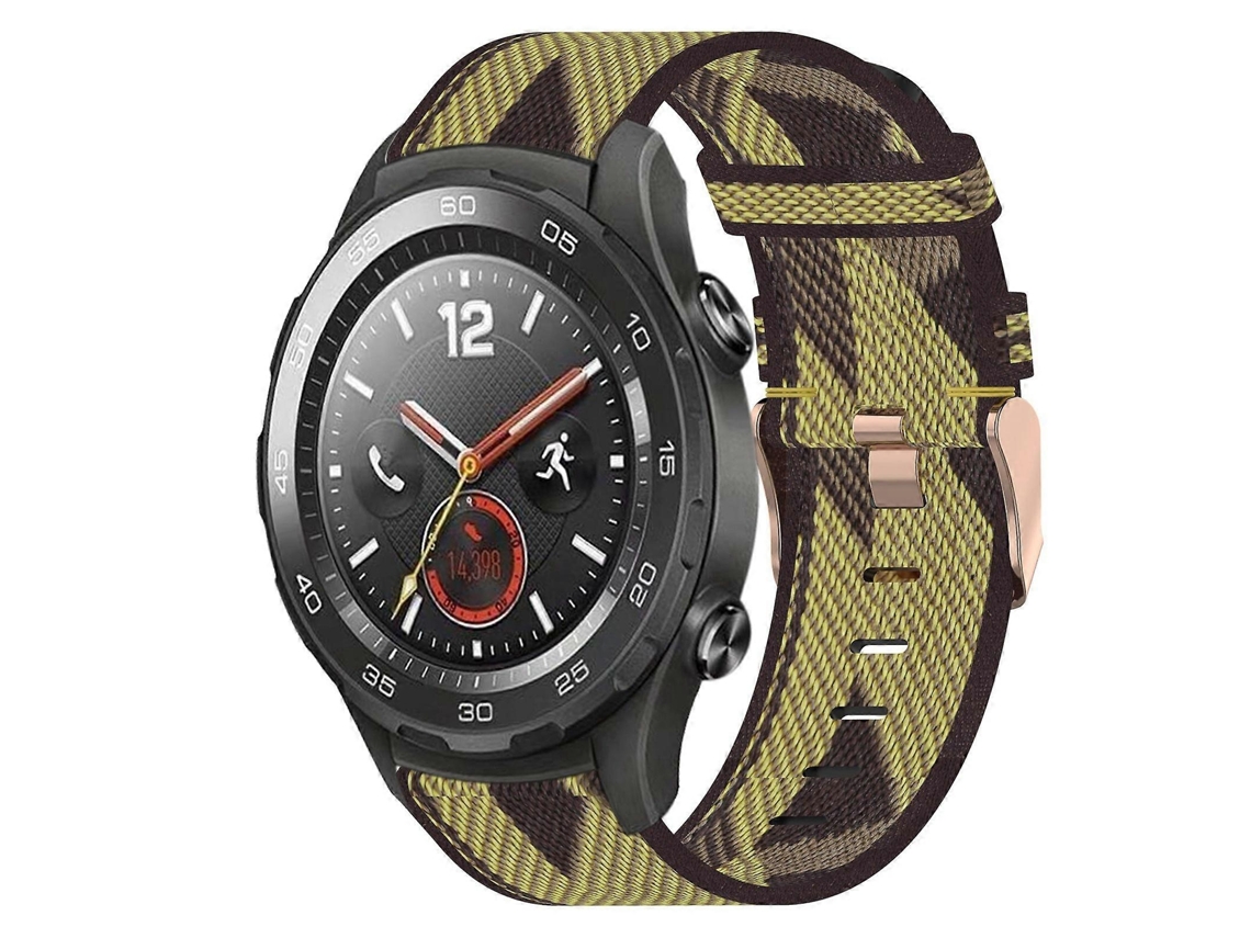 Pulseira De Nylon Trançado De 20 Mm Para Huawei Watch 2