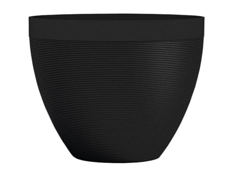 Vaso - GARDEN ID - Green Care Impact Black-Anth - 50 x 41 cm - 10 anos de garantia - 100 reciclado - resistente a UV/gel
