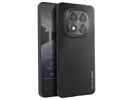 Capa Note Proteção Tapete para Xiaomi Xiaomi Redmi Note 14 Pro 4G MADE FOR XIAOMI Acrílico Preto