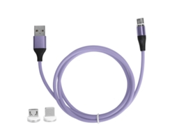 Cabo de Dados Magnético 3 em 1 para Android e Apple EOOCOO