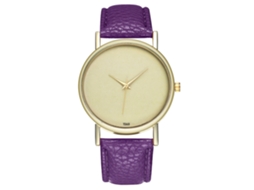 Reloj De Cuarzo Elegante Y Casual Unisex, Regalo Moderno (morado)