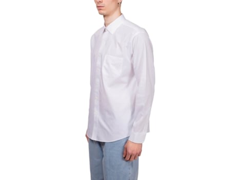T-Shirt de Homem BROOKS BROTHERS Mens Regular Non Iron Algodão Branco (numeric15)