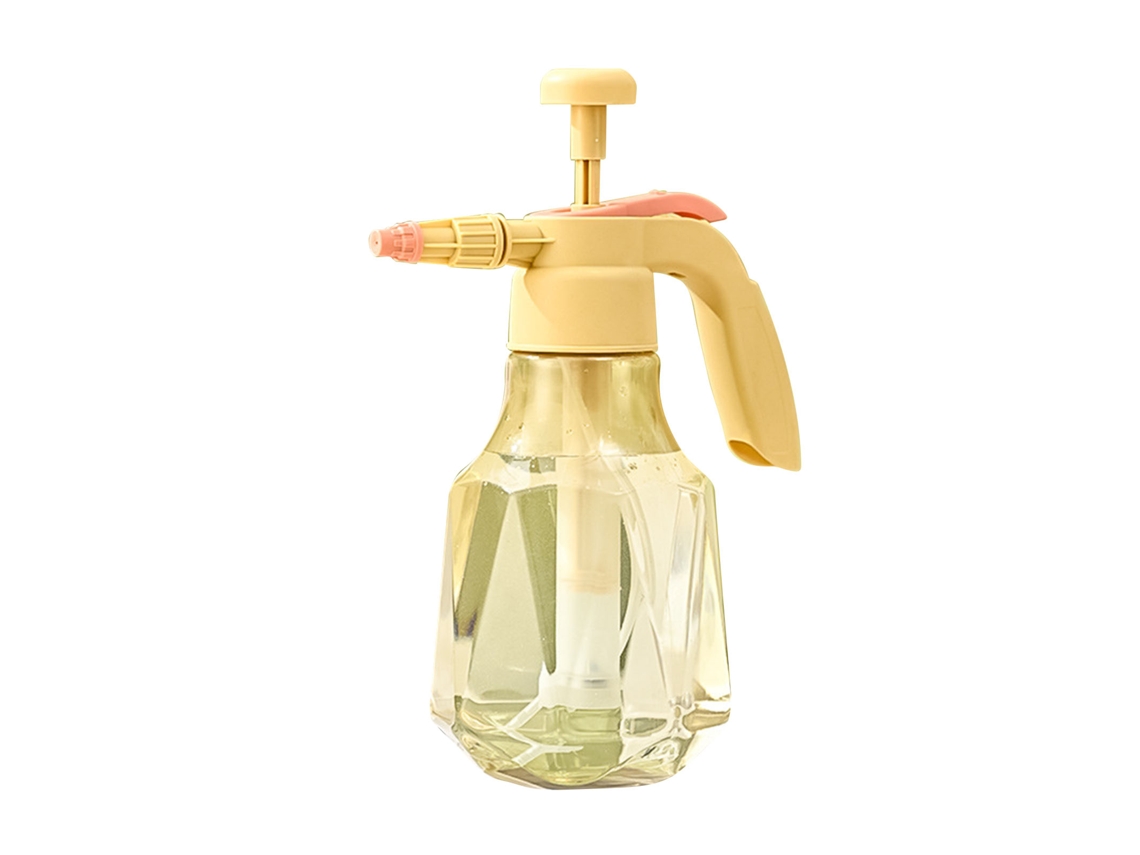 Atomizador a Pressão 1.5l Grande Capacidade para Rega de Plantas Jardim Amarelo