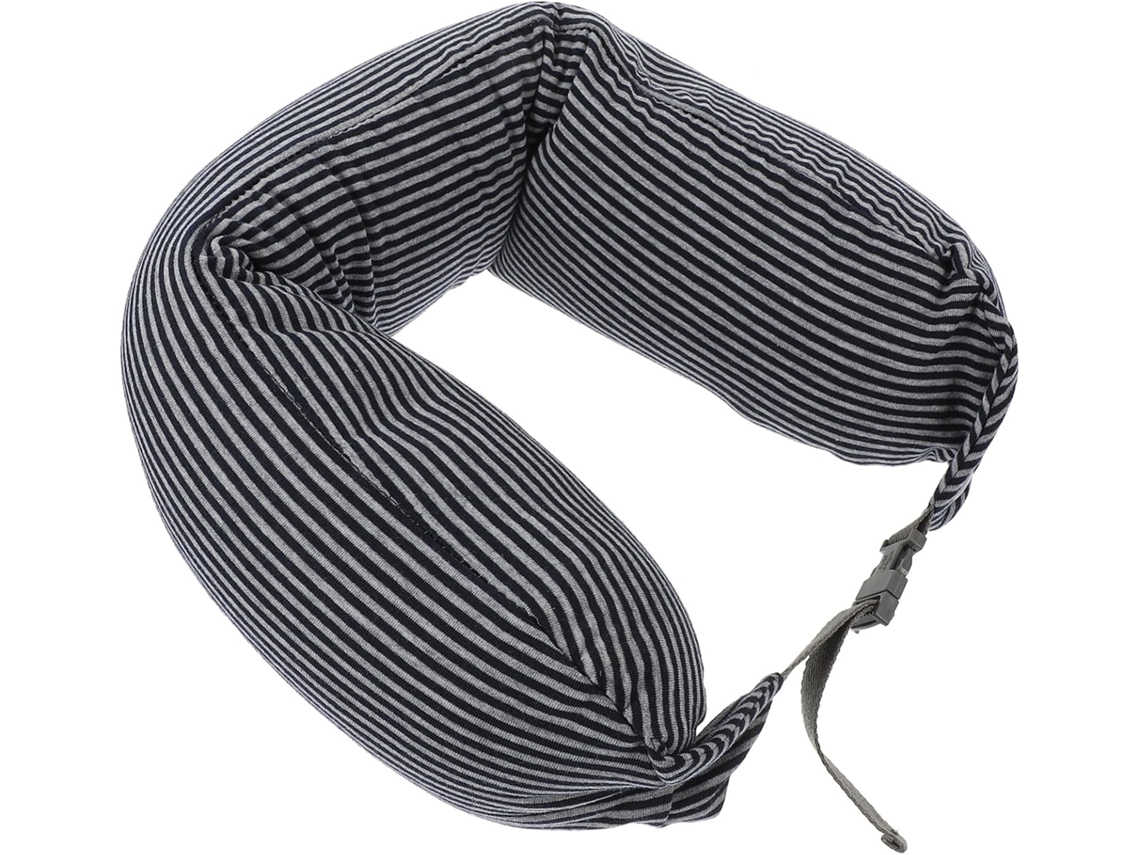 Almofada Cervical em Formato de U, Feita Espuma Respirável e Algodão. Versátil, Ideal para Viagens CHABERLU