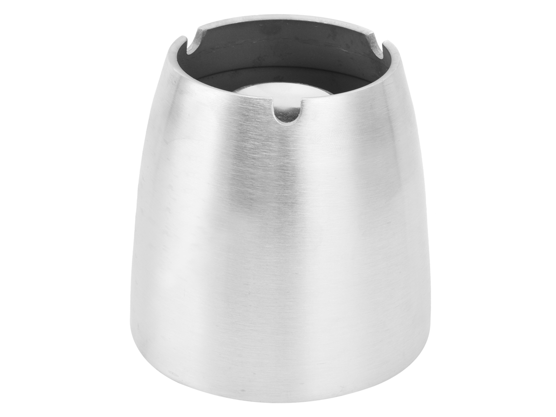 Cinzeiro de aço inox, resistente ao vento, cone, escritório, restaurante S/MARCA