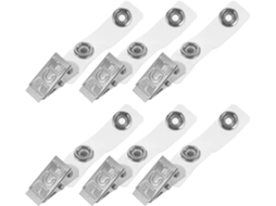 Conjunto De 300 Prendedores Para Crachás, Prendedores De Metal Para Crachás, Porta-cartões De Identificação.