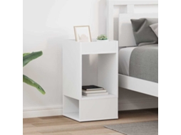 Vidaxl Mesa De Apoio 2 Pcs Branco 30 X 30 X 56 Cm Madeira Processada