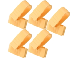 Solustre Conjunto De 10-prendedores Capa Edredom Plástico Amarelo, Antiderrapantes E Que Não Deixam Marcas, Para Manter