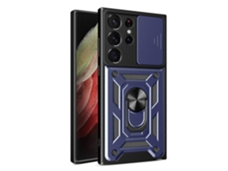 Capa De Celular Com Design De Tpu E Pc Para Samsung Galaxy S23 Ultra 5g Com Câmera Deslizante