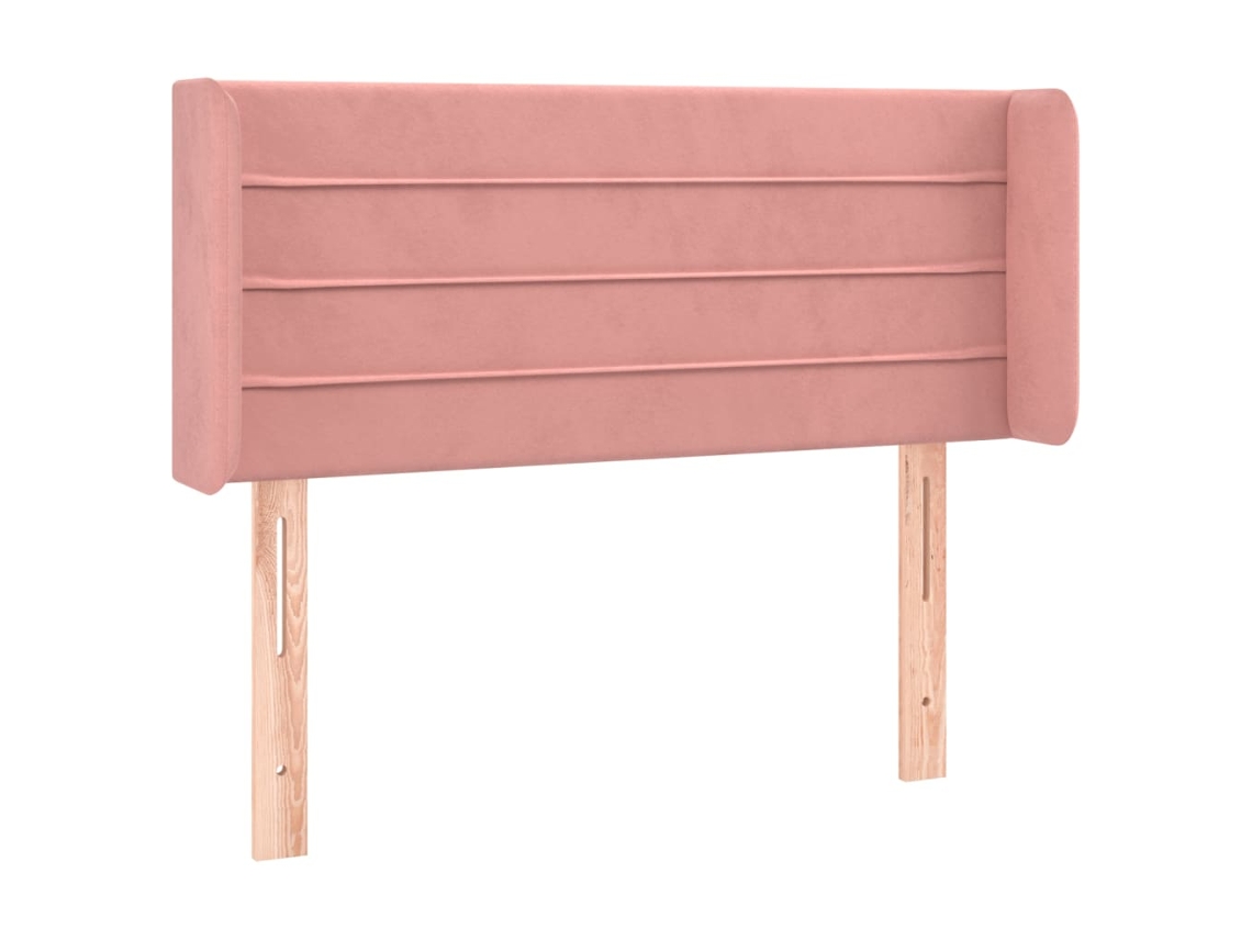Cabeceira C/ Abas Veludo 83x16x78/88 cm Rosa MAISON EXCLUSIVE