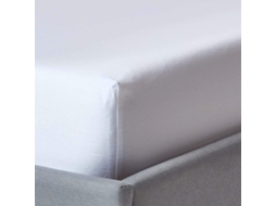 Homescapes White Organic Cotton Fitted Sheet 400 Thread Count, 120 X 190 Cm