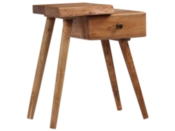 Bedside Table, Bedside Tables Vidaxl Marrom Madeira (n/a)