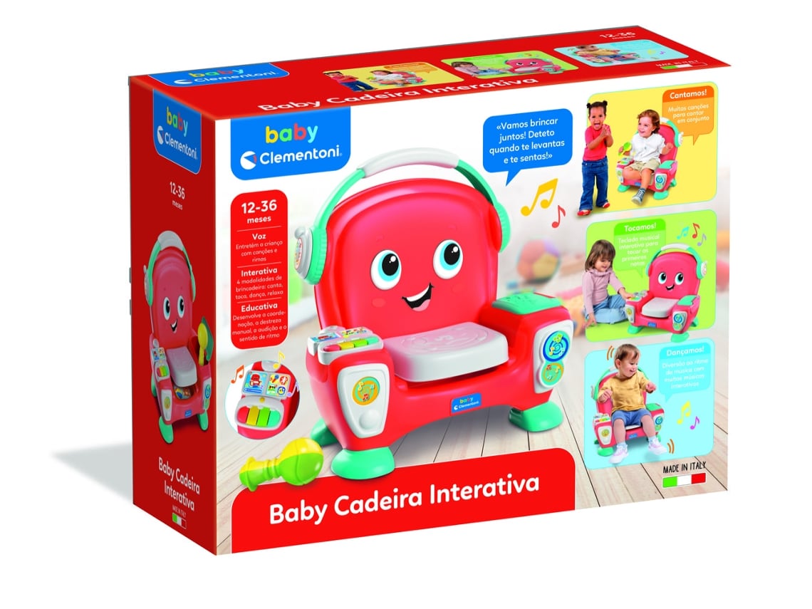 Brinquedo Didático CLEMENTONI Baby Cadeira Interativa (Idade