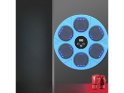 Máquina De Boxe Musical, Para Montagem Na Parede, Para Crianças E Adultos, Com Luvas, Ideal Para Casa, Escritório E Ginásio. Azul Hexinyigjly
